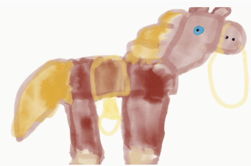 Il mio cavallo Matilde – Giulia S. 5 anni