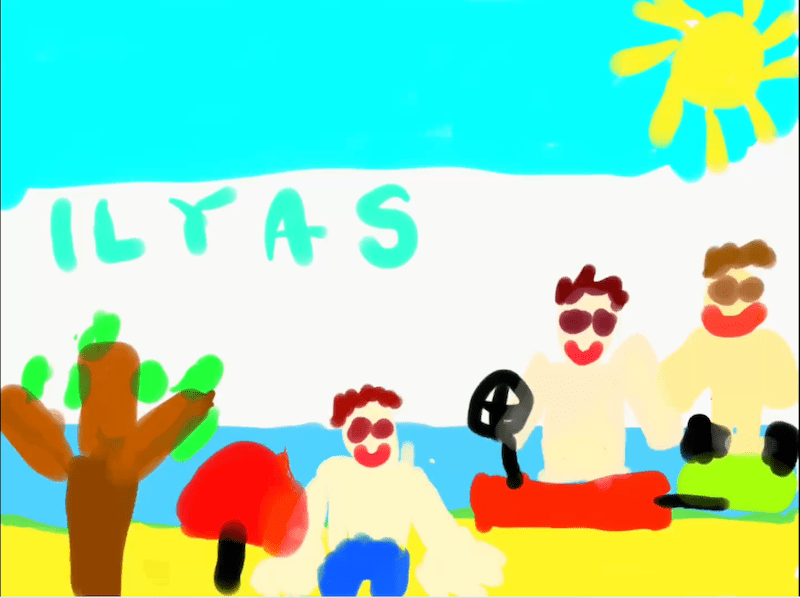 Sono al mare – Ilyas 5 anni