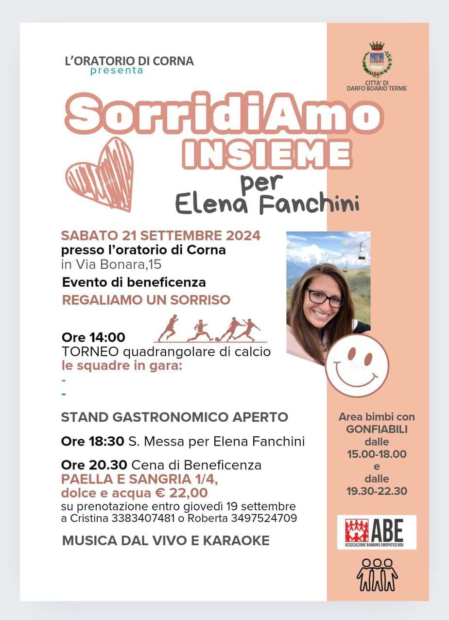 SORRIDIAMO INSIEME a Corna di Darfo